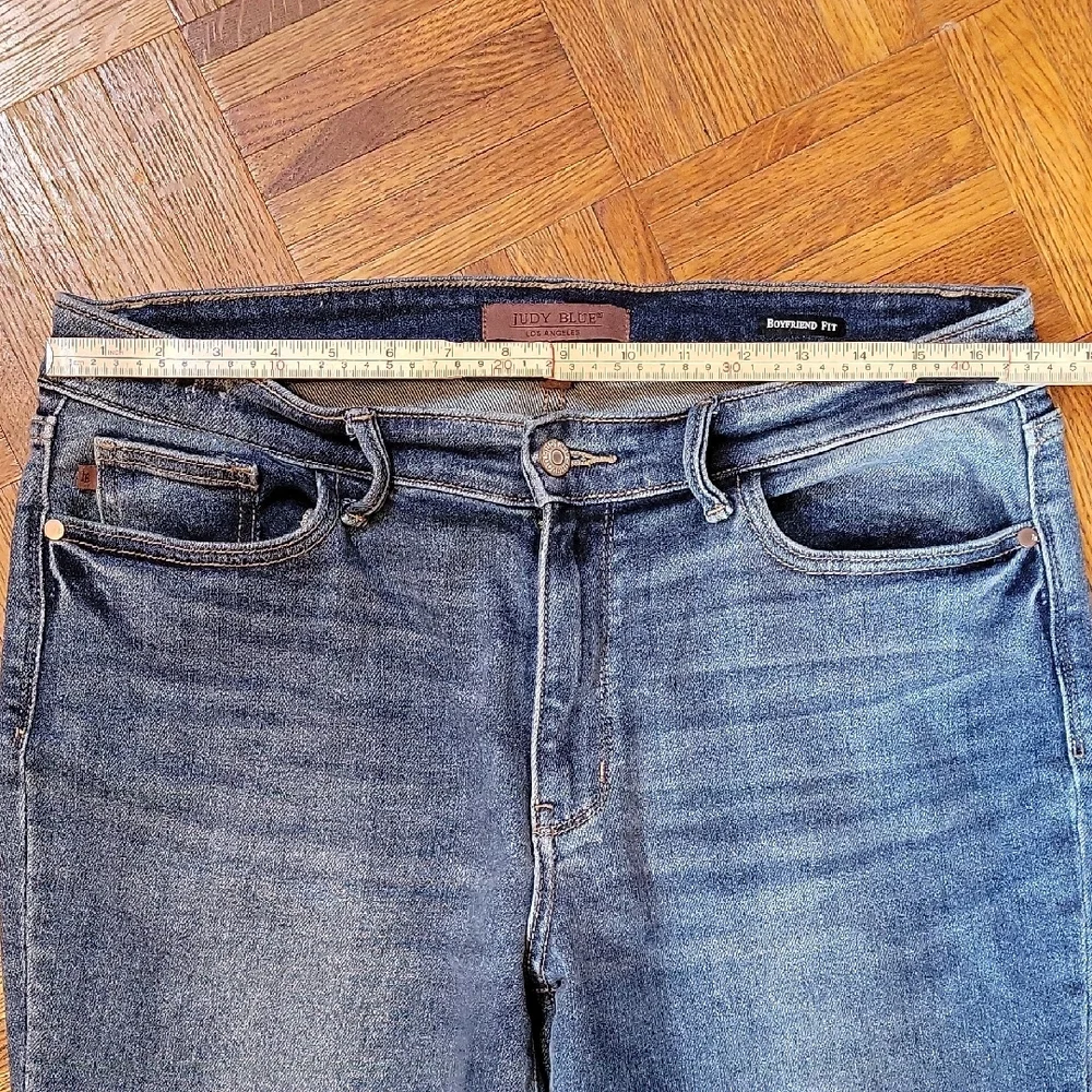 Judy Blue High Rise Boyfriend Denim Jeans Size 31 - Picture 3 of 9